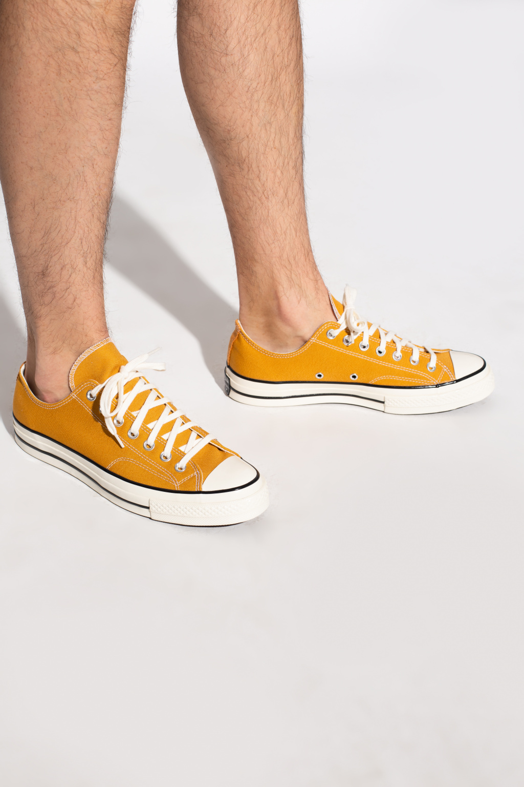 Converse 1970s clearance yellow on feet